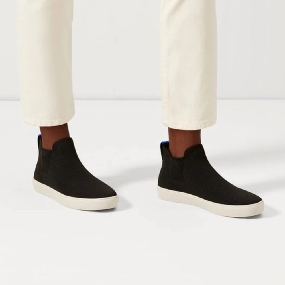 Rothys Black The Chelsea Boot Sneaker